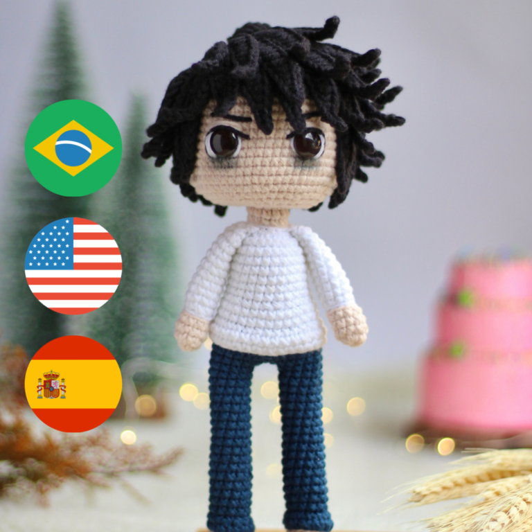 PADRÃO L AMIGURUMI EM PDF Amigurumis da Vit