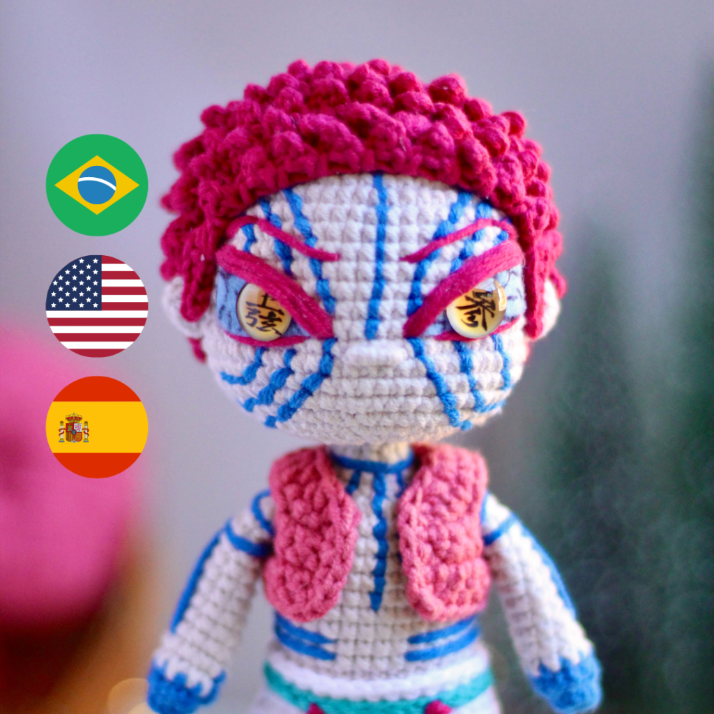 Padr O Akaza Amigurumi Em Pdf Amigurumis Da Vit