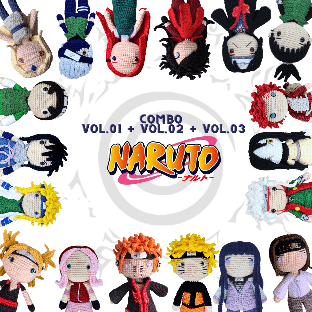 Receita Amigurumi do Naruto - Evolução Criativa - 2023