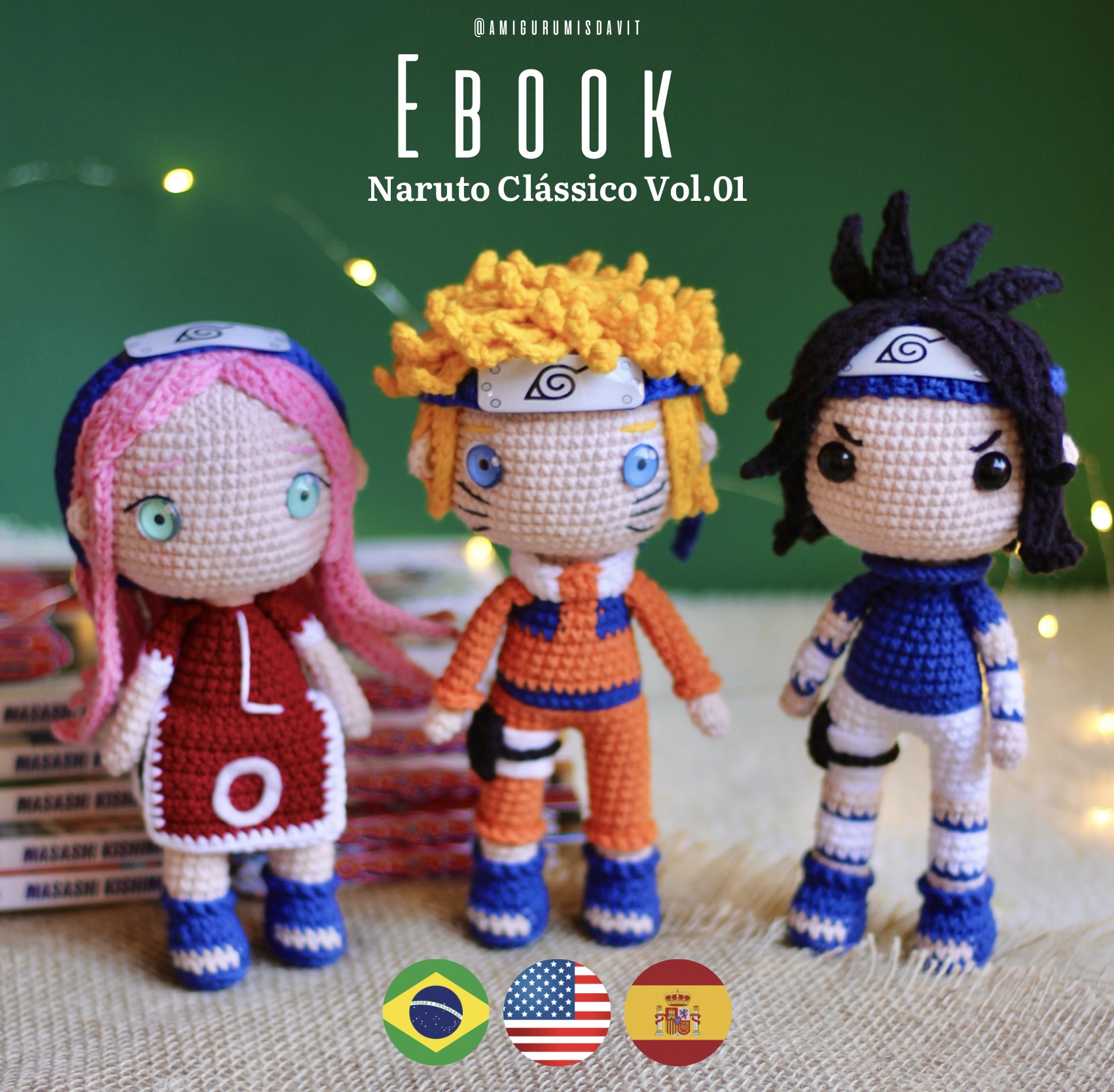 Receita Amigurumi do Naruto - Evolução Criativa - 2023