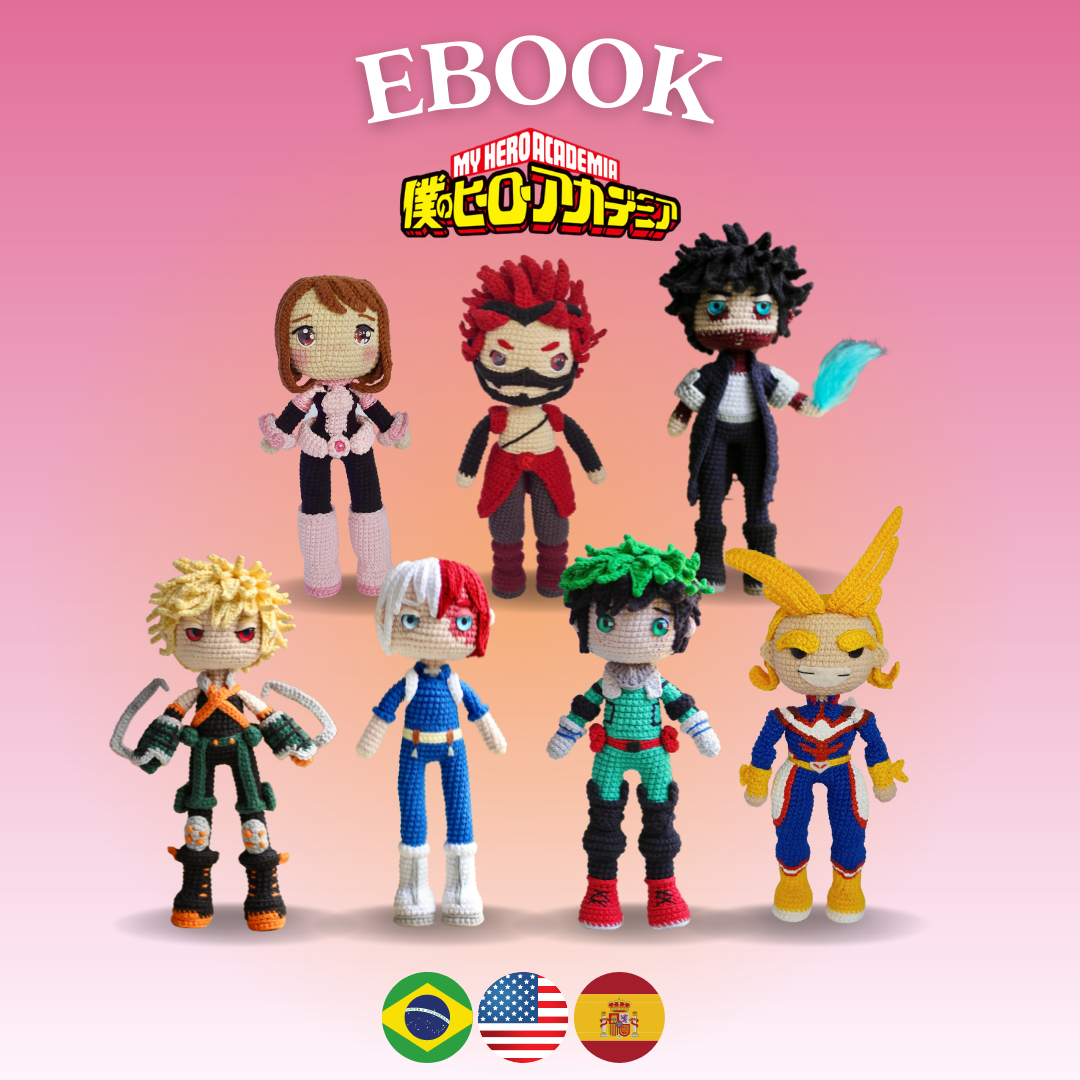 My Hero Academia #minigurumi [PT/EN] 3 padrões/patterns