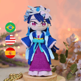 PADRÃO LADY LIHUA AMIGURUMI PDF