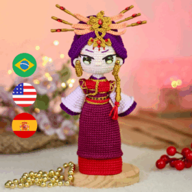 PADRÃO LADY LOULAN AMIGURUMI PDF