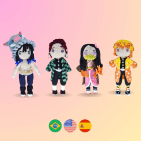 COMBO DEMON SLAYER AMIGURUMI PDF