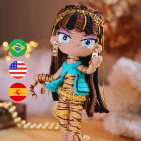 PADRÃO CLEO DE NILE AMIGURUMI PDF