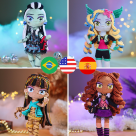 COMBO MONSTER HIGH AMIGURUMI PDF
