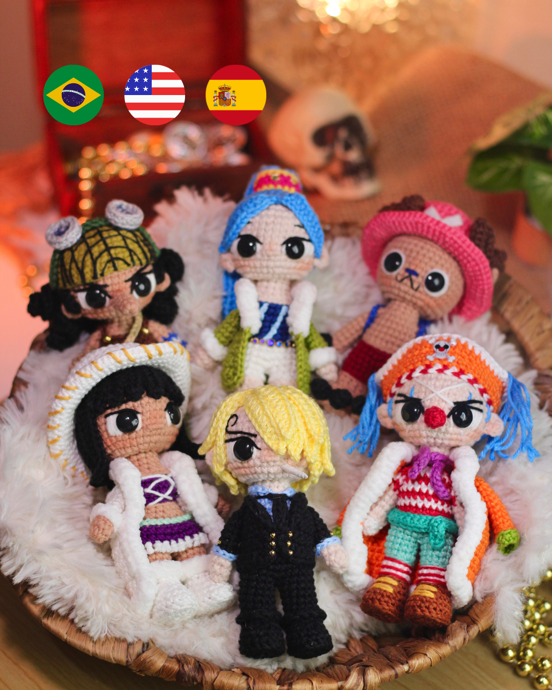 COMBO ONE PIECE AMIGURUMI PDF
