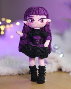 BONECA ELISSABAT MH AMIGURUMI