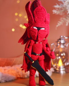 BONECO IGRIS SOLO LEVELING AMIGURUMI