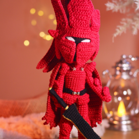 BONECO IGRIS SOLO LEVELING AMIGURUMI