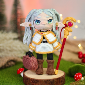 BONECA FRIEREN AMIGURUMI