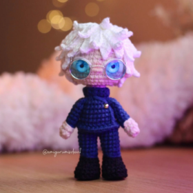 BONECO SATORU GOJO AMIGURUMI