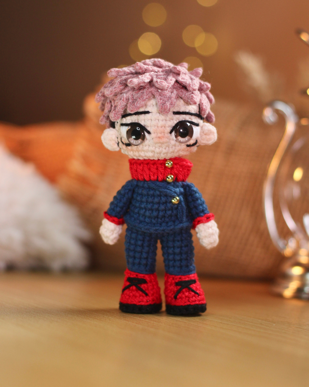 BONECO YUJI AMIGURUMI