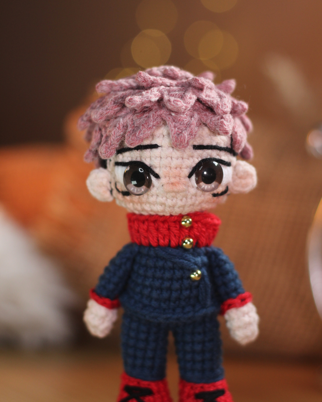 BONECO YUJI AMIGURUMI - Imagem 3