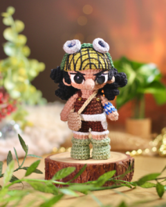 BONECO USOPP AMIGURUMI