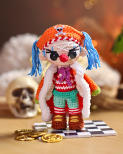 BONECO BUGGY O PALHAÇO OP AMIGURUMI