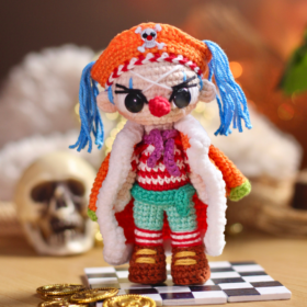 BONECO BUGGY O PALHAÇO OP AMIGURUMI